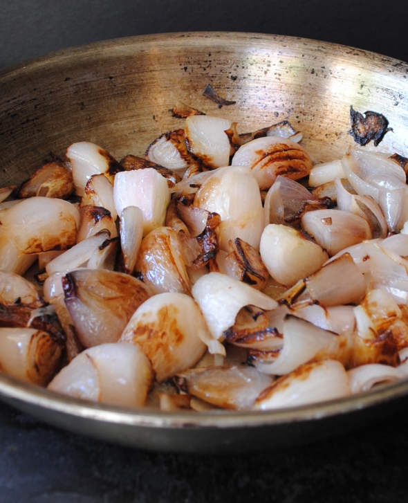 Caramelize your shallots